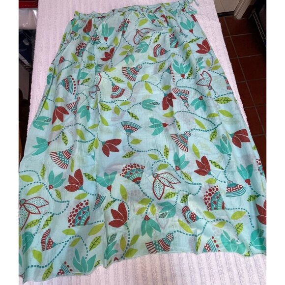 New Gudrun Sjoden Artemis Long Cotton Silk Skirt L/XL European Swedish Style